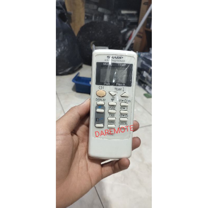 REMOTE REMOT AC SHARP CRMC-A791JBEZ ORIGINAL ASLII
