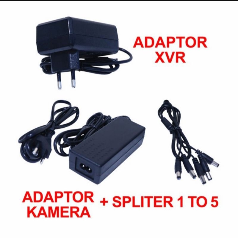 Paket CCTV XVR 4Channel, 4 Camera In/Outdoor, 4 Kabel RG59, Power, HDD 500gb, GARANSI 1 TAHUN