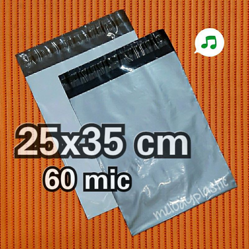 

Polymailer 25x35 cm Putih dan Silver 60 micron