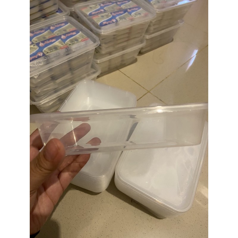 Kotak Mika untuk packing makanan - kotak plastik makanan keju ub butter