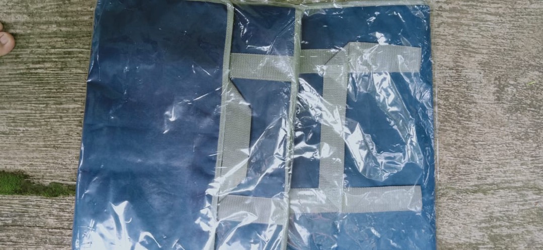 30l Zipper Cooler Bag Tas Belanja Pendingin Ice Wanita Shopping Aluminium Foil Resleting Ritsleting