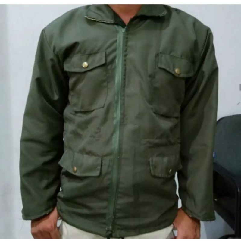 jaket loreng usa bolak balik premium/Jaket nato banser