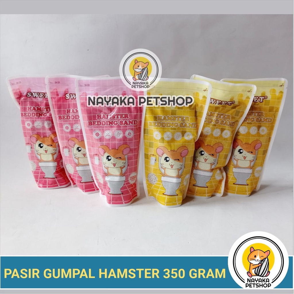 Pasir Gumpal Wangi Hamster Bedding Sand 350 gr Sweet