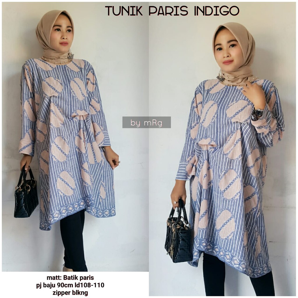 40+ Trend Terbaru Tunik Batik Modern Model Batik Kerja - Beast Soom