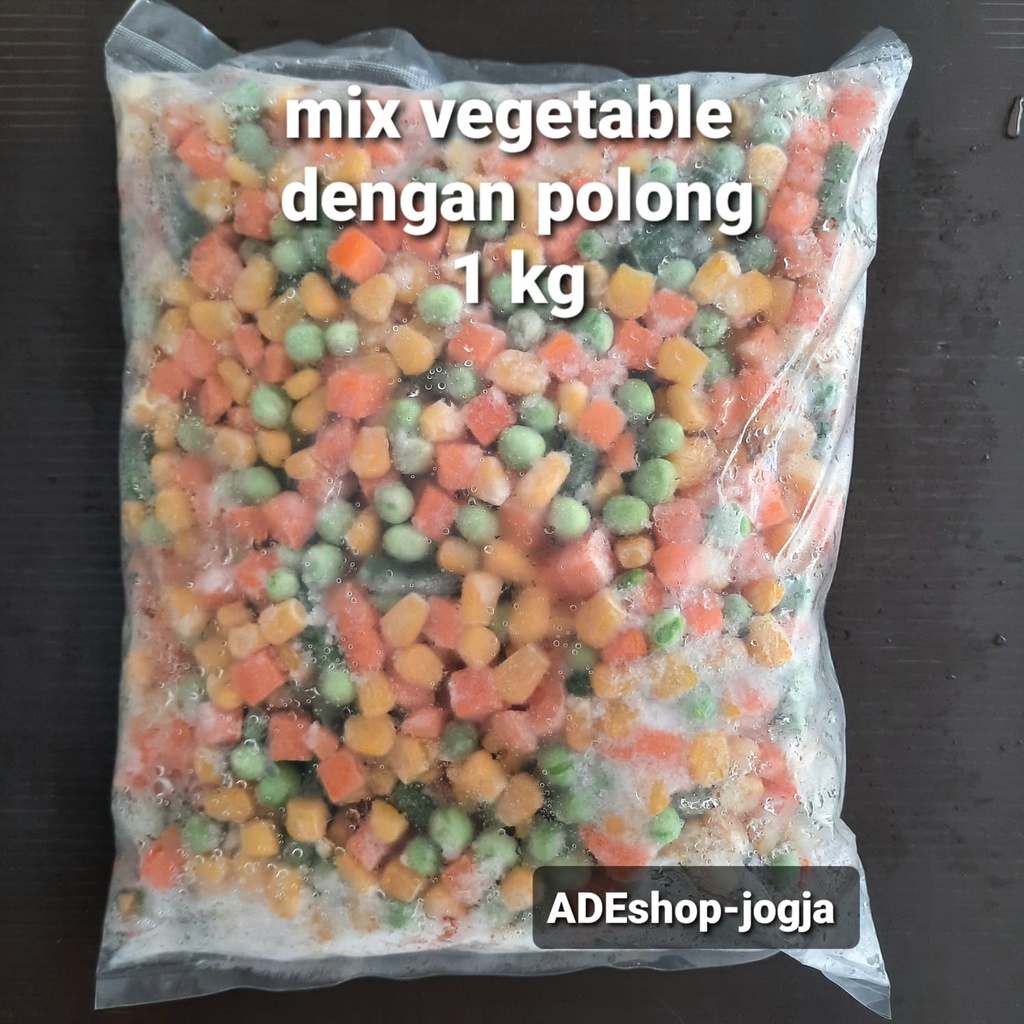 

mix vegetable 1 kg sayur beku vegetables frozen DENGAN POLONG sayuran