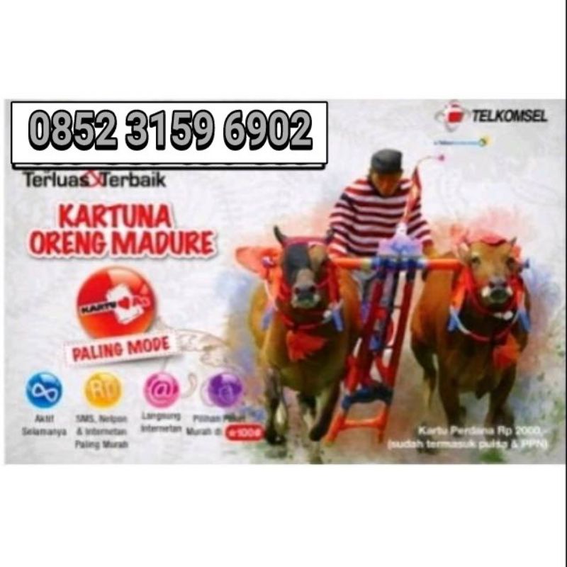 Kartu As Madura Tarif Lama