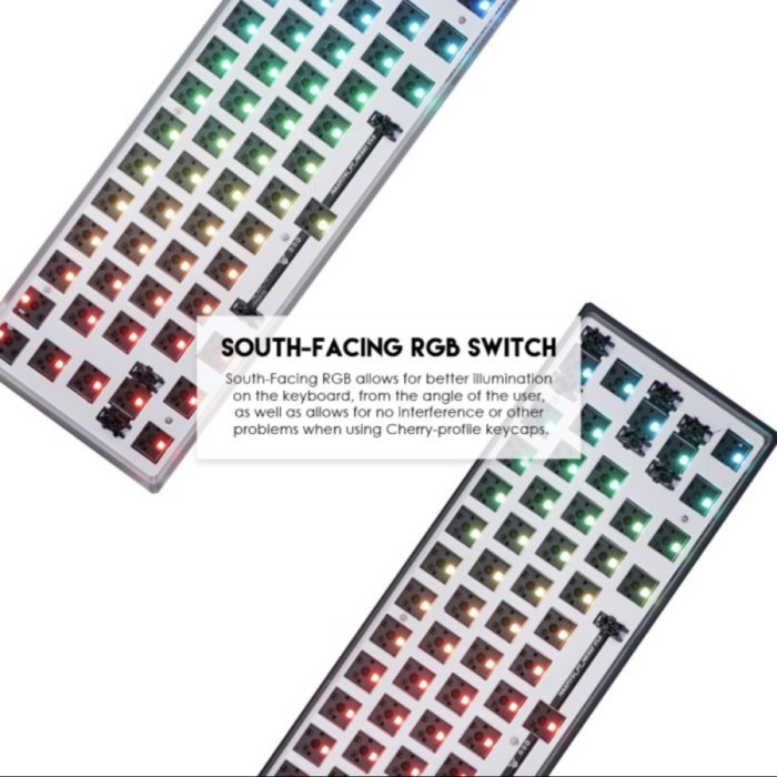 Fantech Maxfit61 MK857 60% RGB FROST Wired Gaming Keyboard Mechanical