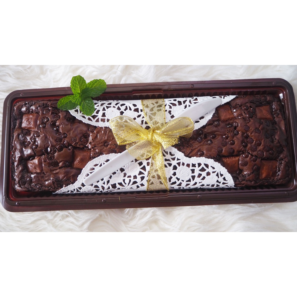 

Brownis Panggang Bandung (crunchy and fudgy)