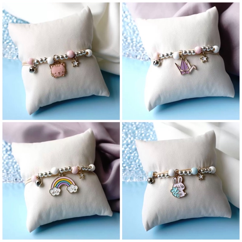 Gelang Tali Anak Perempuan Korea Lucu Cantik Charm A025