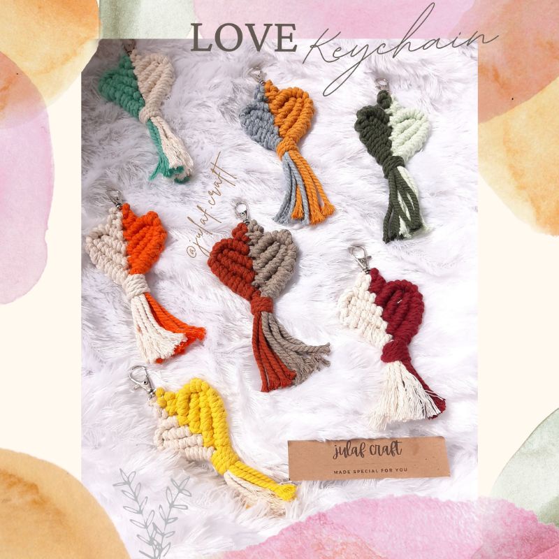 souvenir macrame /keychain macrame/ souvenir murah