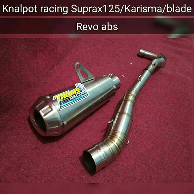 Knalpot racing suprax125 /karisma/ Supra fi new/Blade /Revo absolute