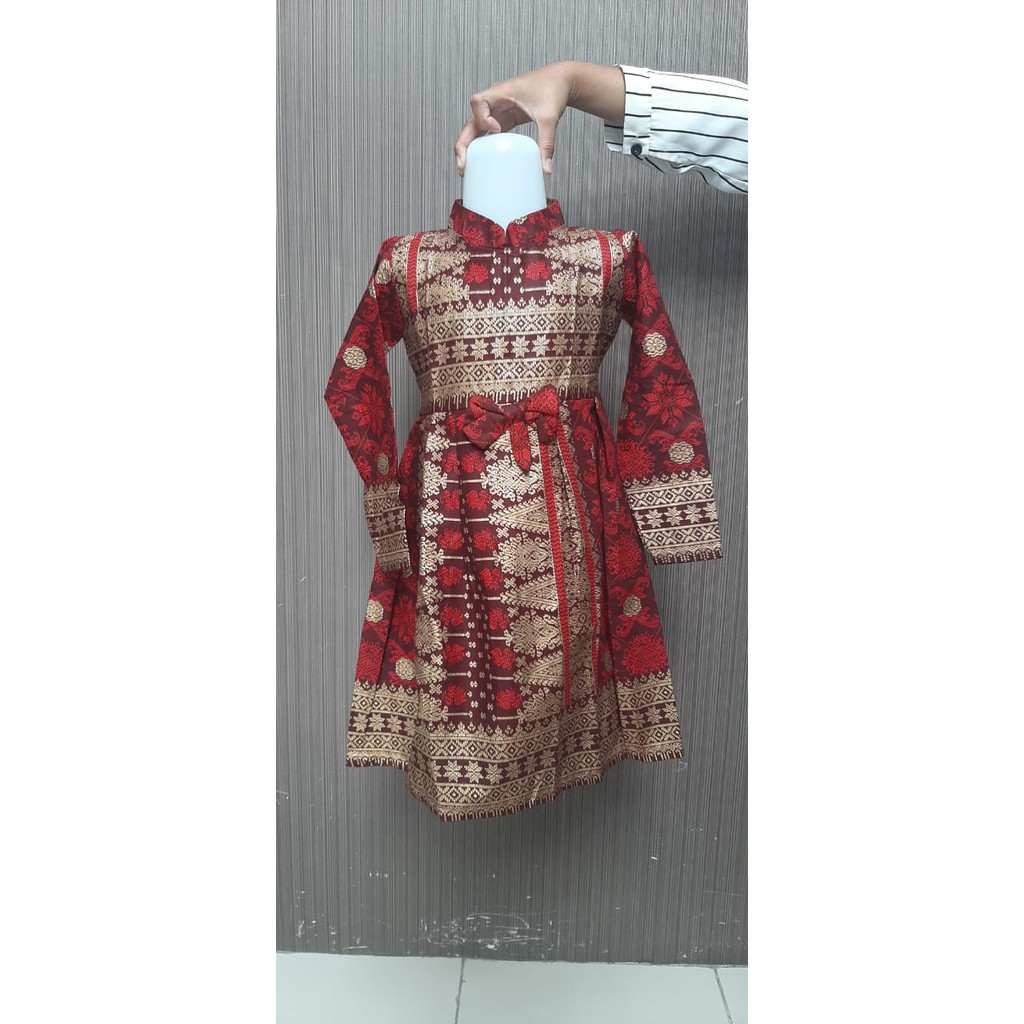 GAMIS ANAK ANISA  DAN MALIKA SONGKET/ COUPLE ANISA