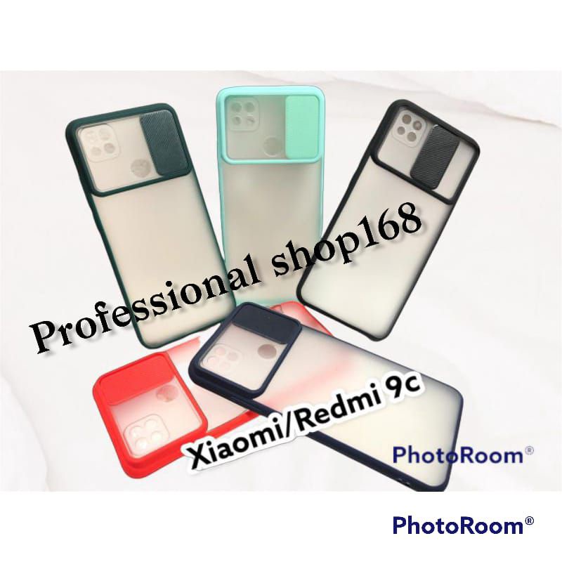 PS - XIAOMI REDMI 9C CASE SLIDE CAMERA PROTECTOR SLIDING COVER PELINDUNG KAMERA SILIDING GESER BUMPE