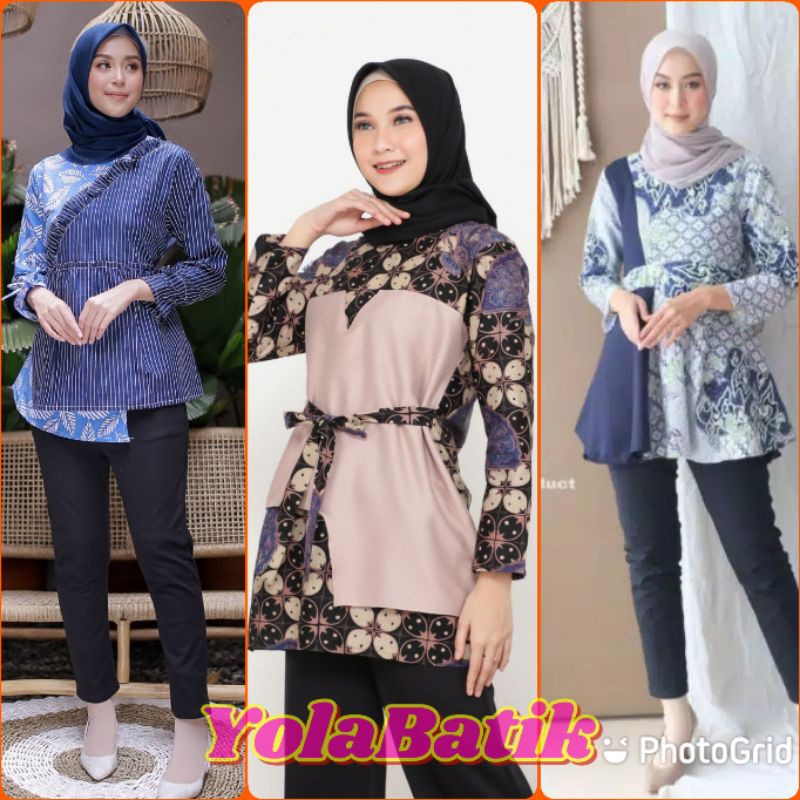 Toko Grosir Atasan Batik Wanita Ppbtk07 Modern Batik Murah Cassual Atasanbatik Wanitabatik /atasanwanita... N6yJpbnh53AXag
