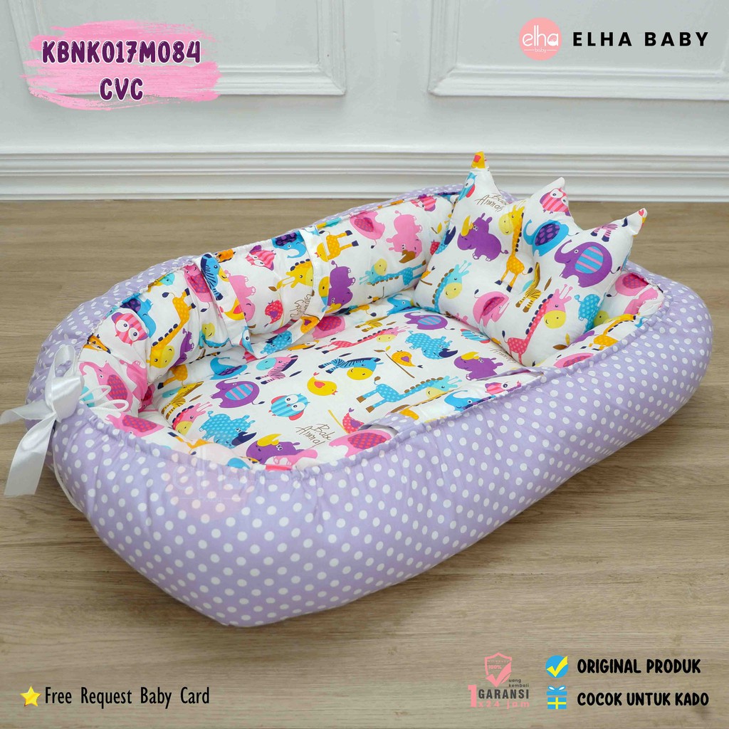Kasur Bayi Nest Tempat Tidur Bayi Jumbo Perlengkapan Bayi Baru Lahir Karakter Babyshop