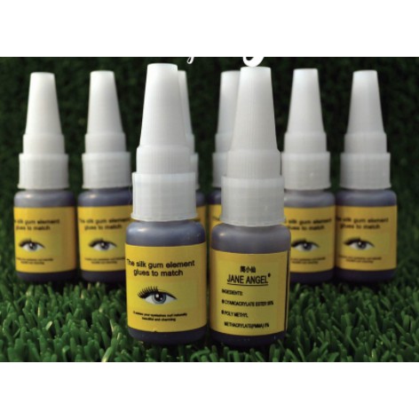 SILK GUM The silk Gum Yellow black Eyelash Extension Glue Lem Bulu Mata Star Color ready