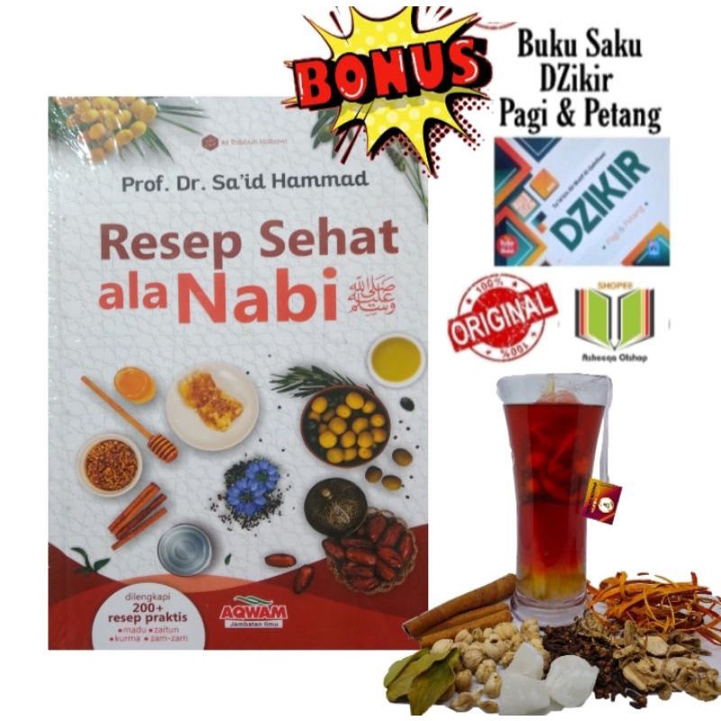 Buku Resep Sehat ala Nabi Dilengkapi 200+ Resep Praktis