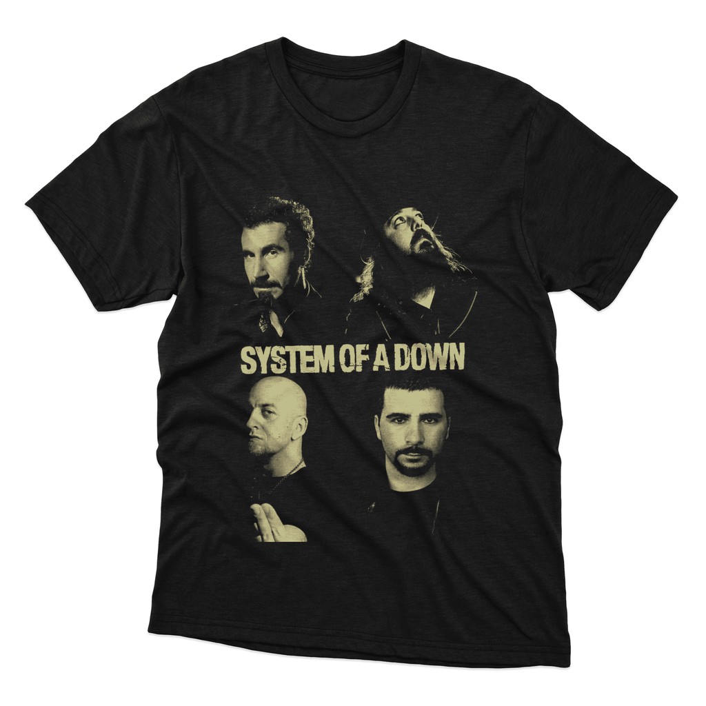 KAOS BAND  KAOS SYSTEM OF A DOWN / SYSTEM OF A DOWN / BAJU MUSIK ROCK METAL / TEZOOI