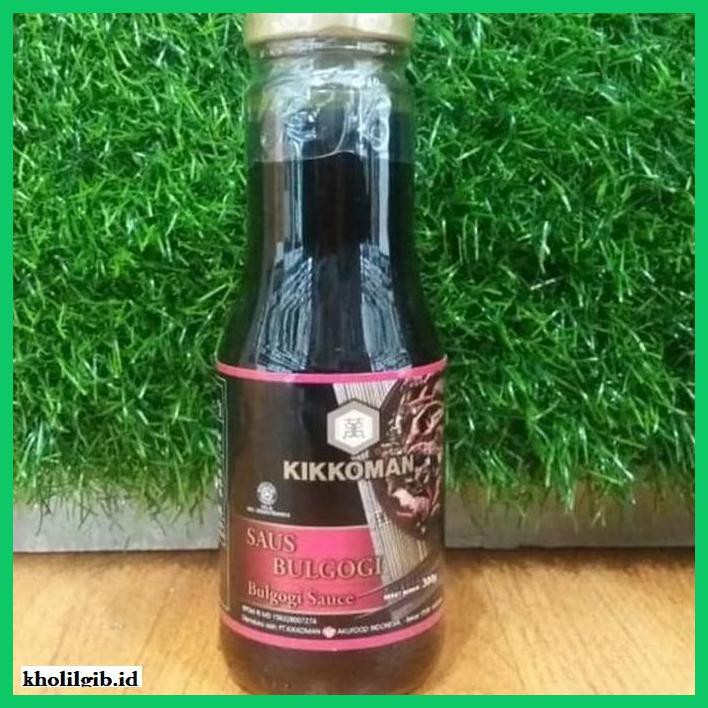 

gnidderdsaus- kikkoman saus bulgogi / bulgogi sauce halal kemasan botol beling 300gr -asliiiiii.
