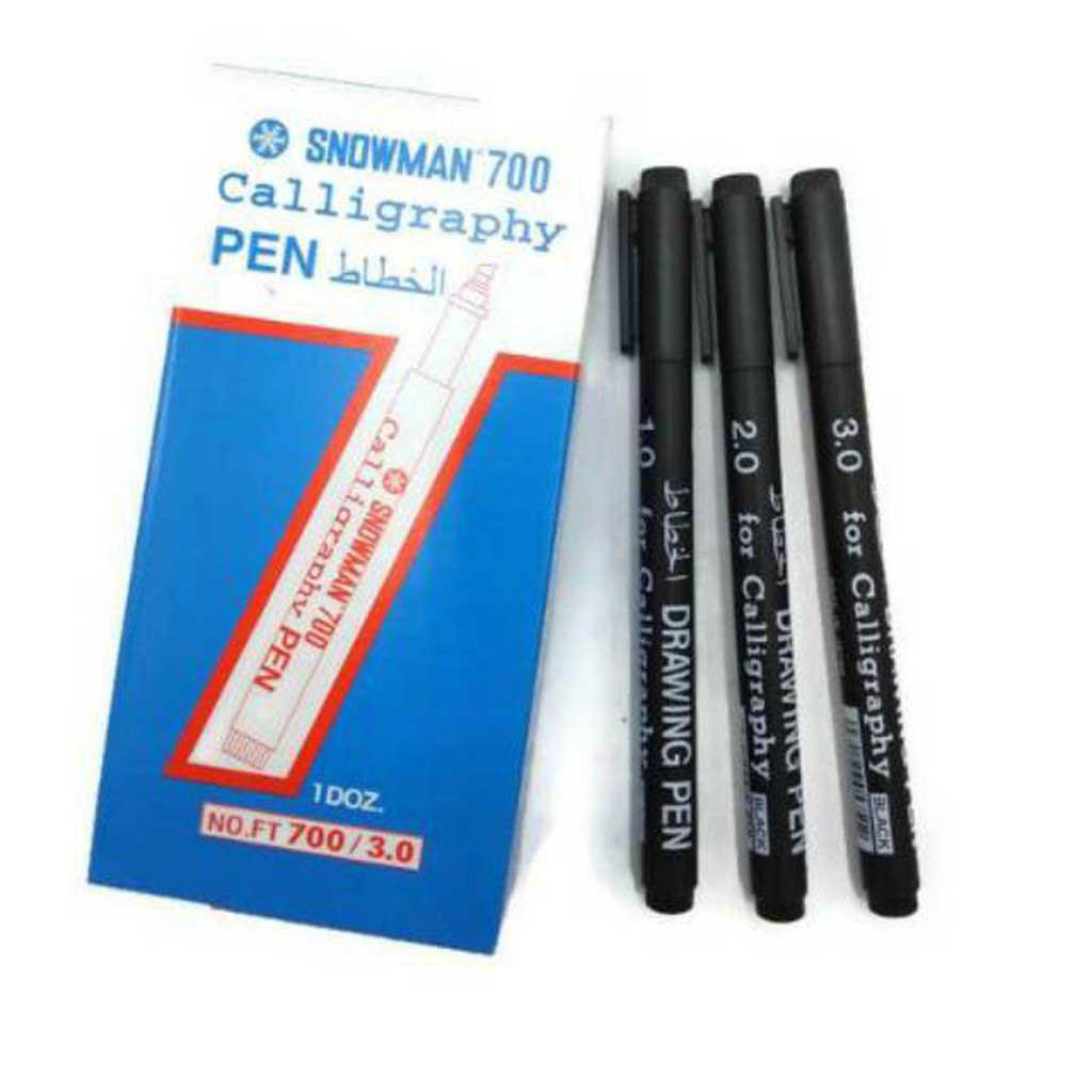 

Pen Kaligrafi Calligraphy pen snowman 700 1.0