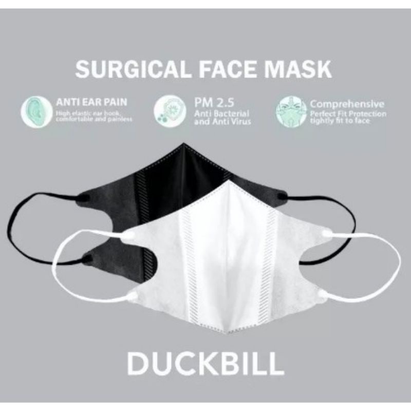 masker duckbill per pak isi 50