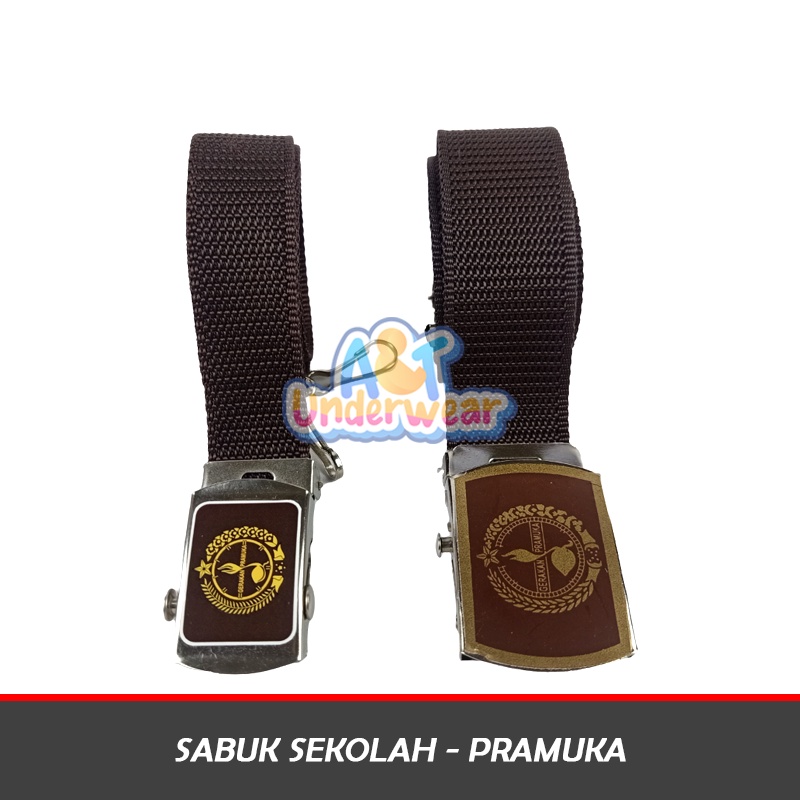 AT343- Sabuk Pramuka / Ikat pinggang Pramuka / sabuk sekolah