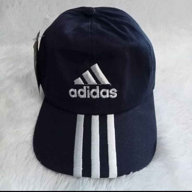 topi baseball Adidas biru
