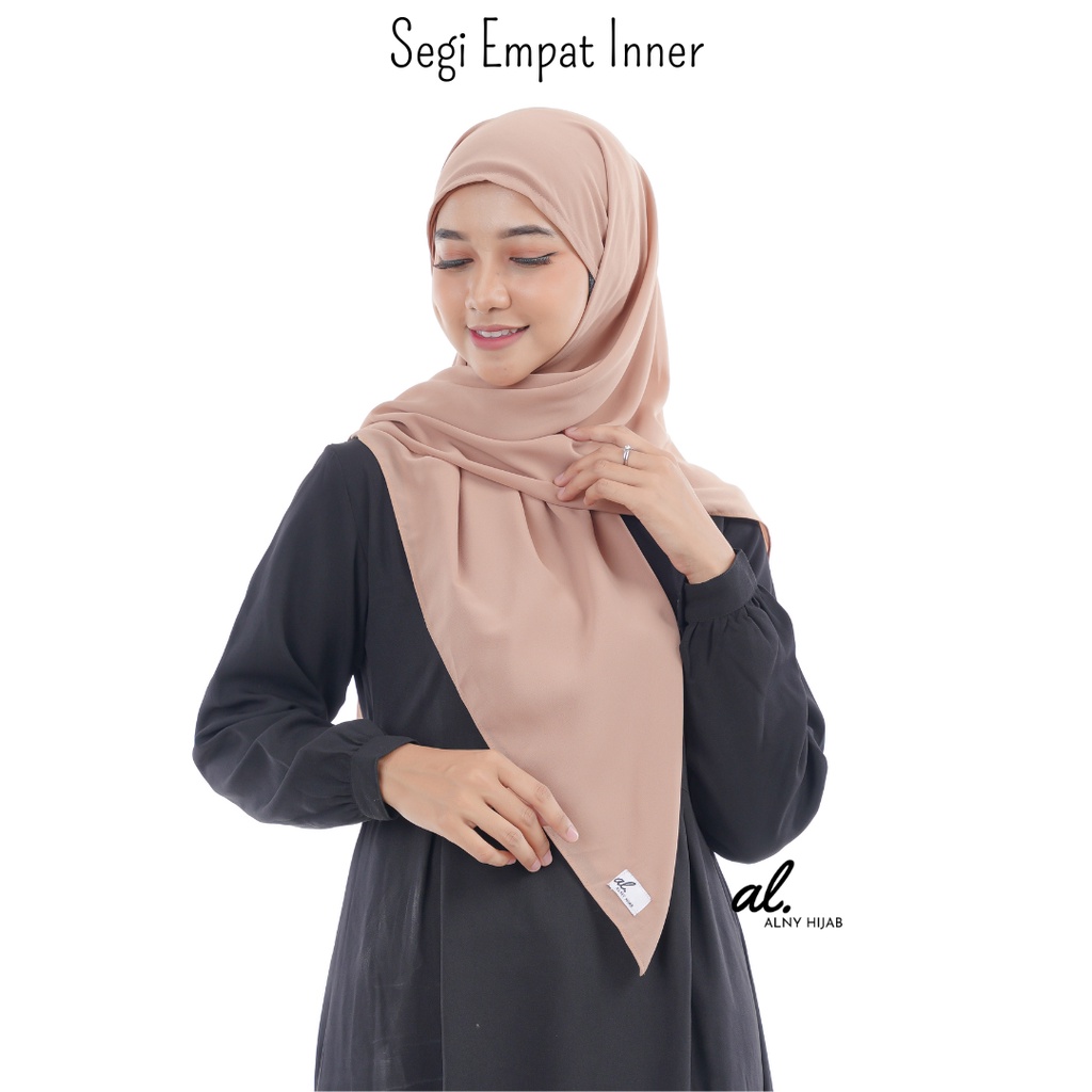 Hijab Segi Empat Instan Plus Inner 2in1 Ceruty Babydoll