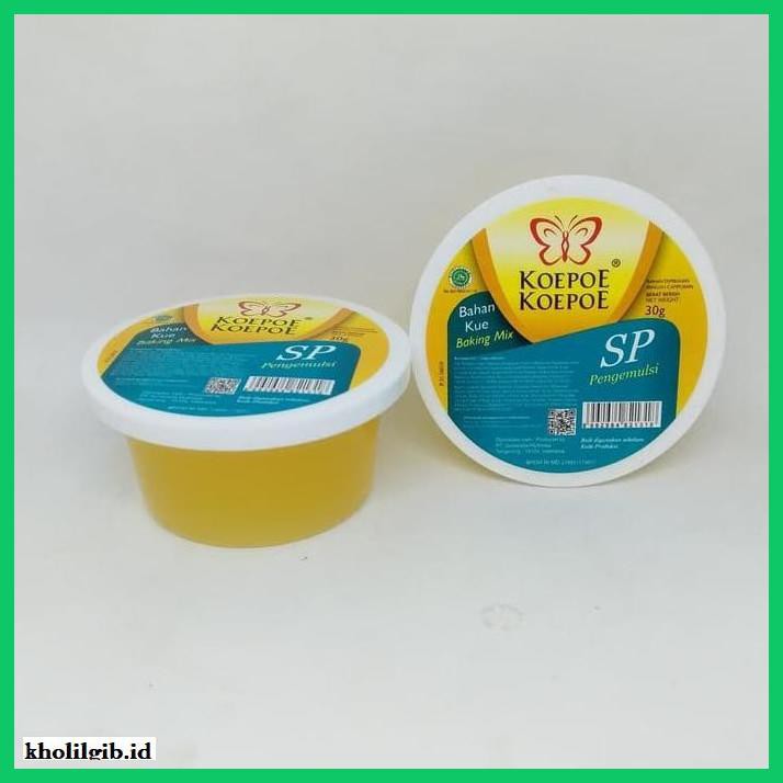 

Redwop-Gnikab- Sp Koepoe / Cake Emulsifier / Koepoe Koepoe 30Gr -Hallall.