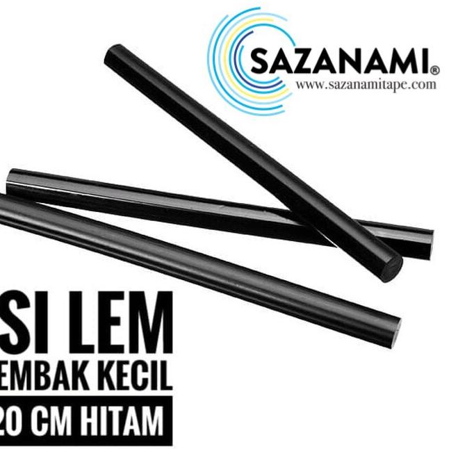 

eded HITAM ISI REFILL LEM TEMBAK KECIL HITAM GLUE GUN STICK 20 CM BLACK LEM BAKAR •➮ ➸