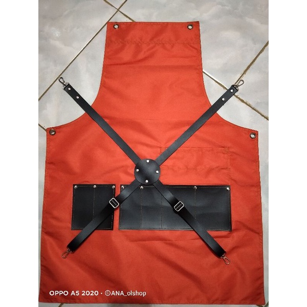 Apron Barber COD (bayar di tempat) Apron barbershop  celemek barista waterproff apron barbershop murah