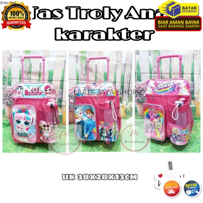 COD TAS RANSEL ANAK PEREMPUAN FROZEN CUTE BACKPACK SEKOLAH PAUD TK SD FREE BOTOL KOLEKSI KADO BAYI
