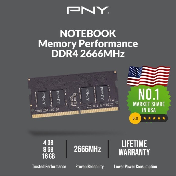 DDR4 16 GB SODIM PNY 2666