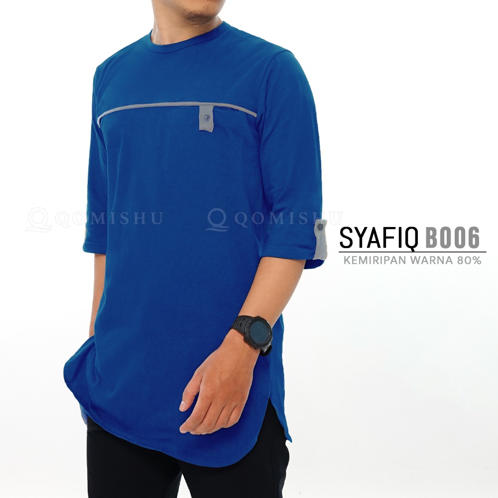 QOMISHU Kurta Basic Kaos Katun Combed SYAFIQ