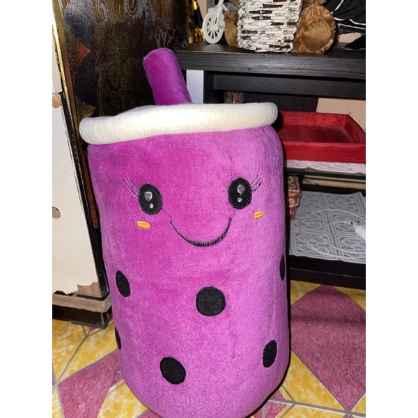 Boneka Boba ungu jumbo 45cm anti kempes