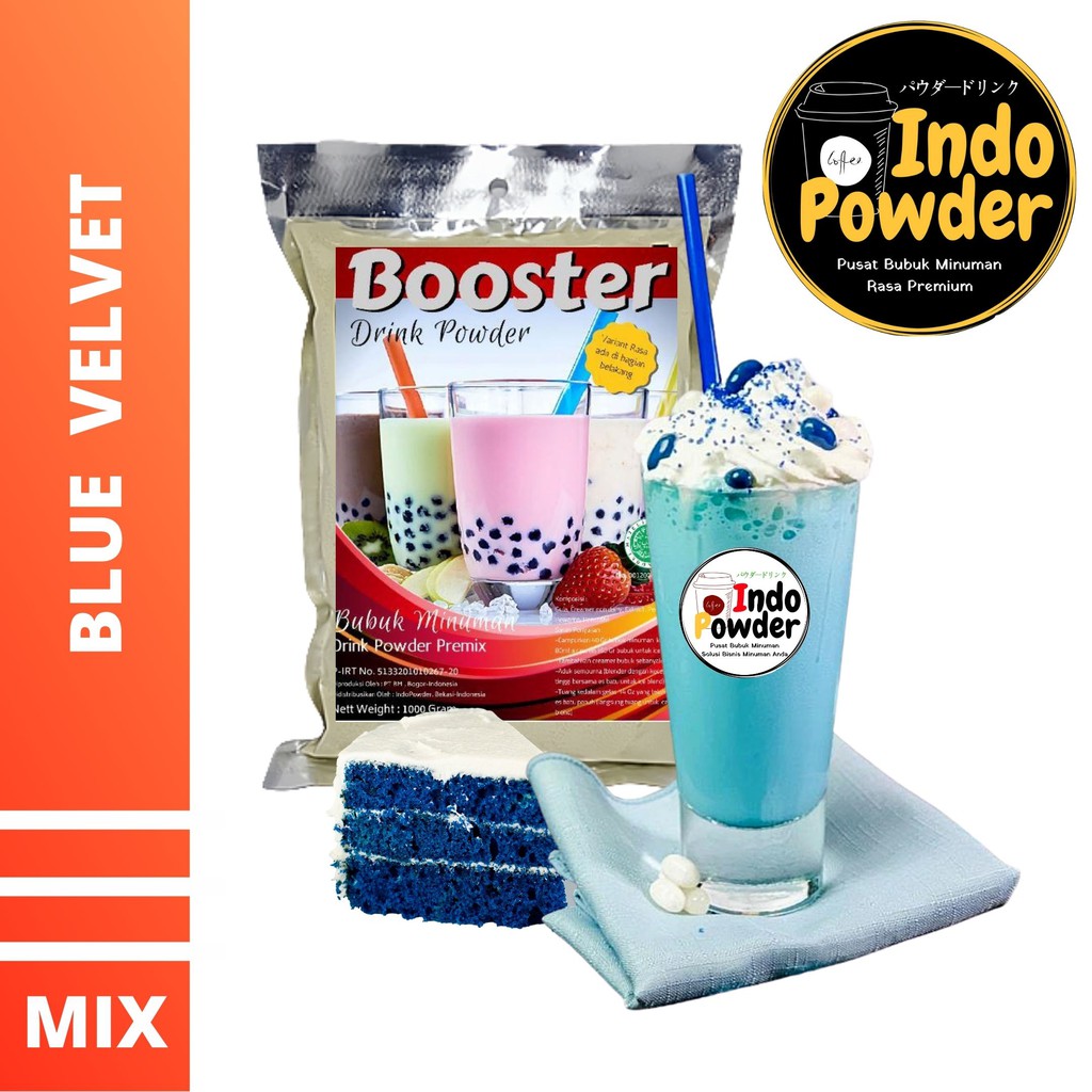 Bubuk Minuman BLUE VELVET 1Kg - Bubuk BLUE VELVET 1Kg - BLUE VELVET Bubuk 1Kg