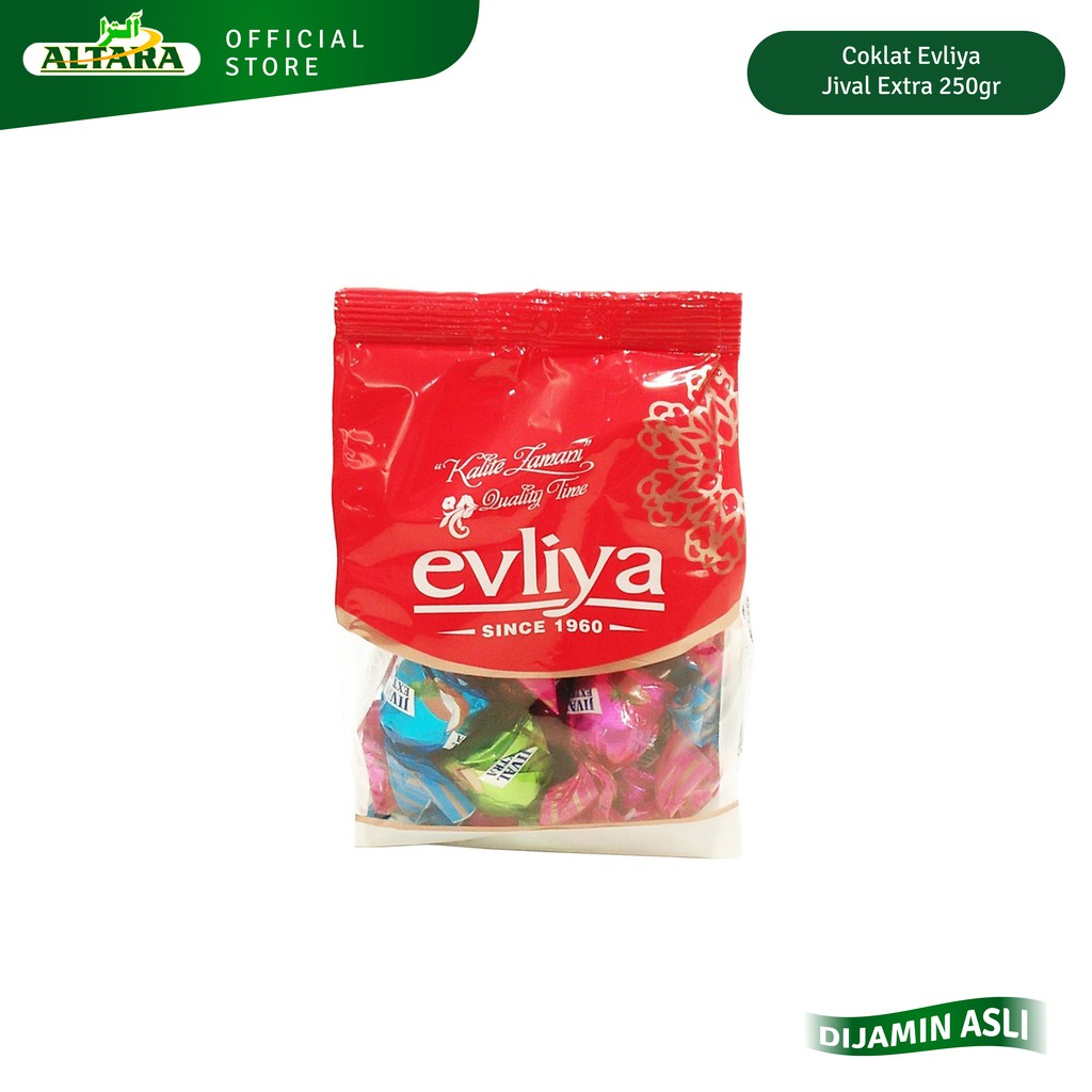 

Coklat Evliya Jival Extra 250gr - Coklat Susu - Coklat Turki - Oleh oleh haji