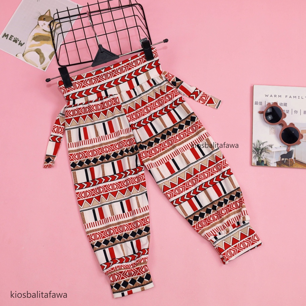 Aladin Carlissa uk 5-6 Tahun / Celana Panjang Anak Perempuan Murah Pants Motif Bunga