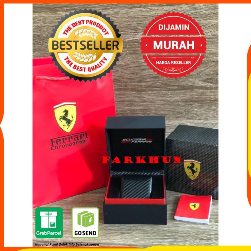 BOK KOTAK PREMIUM JAM TANGAN FERARRI EXCLUSIVE 896 WATCH BOX BEST SELLER TERMURAH