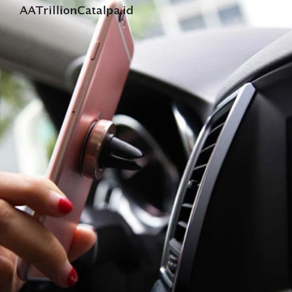 (Aatrillioncatalpa) Stand Holder Hp Magnetik Universal Untuk Vent Ac Mobil