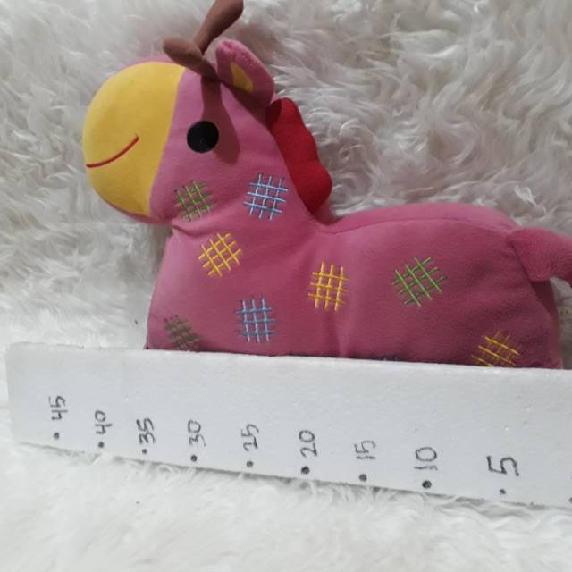 Boneka Second Import bantal kuda pink
