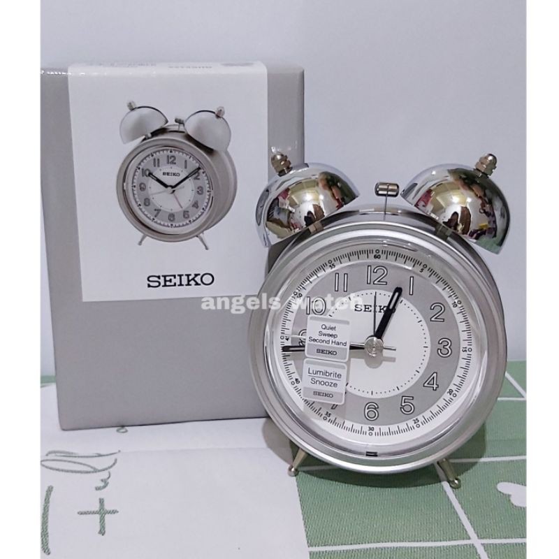 JAM WEKER KRING SEIKO QHK035S JAM WEKER JAM MEJA MURAH PROMO ORIGINAL SEIKO