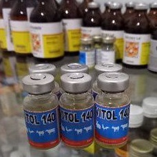 Vitol-140 isi 10 ml obat pemacu birahi hewan jantan dan betina sapi kuda kambing anjing babi kelinci