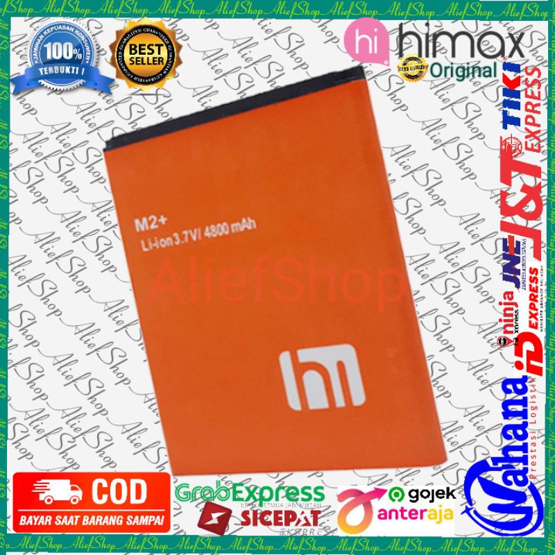 Batrai Himax M2+ Himax H50 M2 plus Batre BT Himax M 2+ Baterai Original Battery