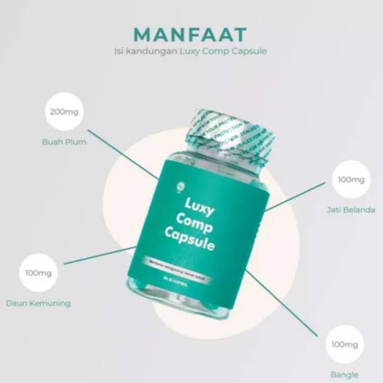 WHITENING SLIMMING BODY DALAM SATU SUPLEMEN (Suplemen All In One) Luxy Comp Capsule