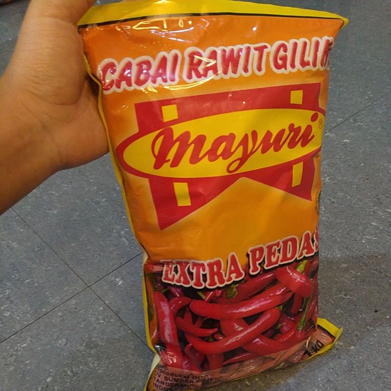 

CABE BUBUK MAYURI / CABAI BUBUK GILING MAYURI / 1 KG