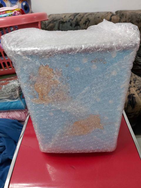 Ready Stok / Bisa Cod/ Tempat Sampah Karakter 10 Liter Tutup Goyang (handmade)