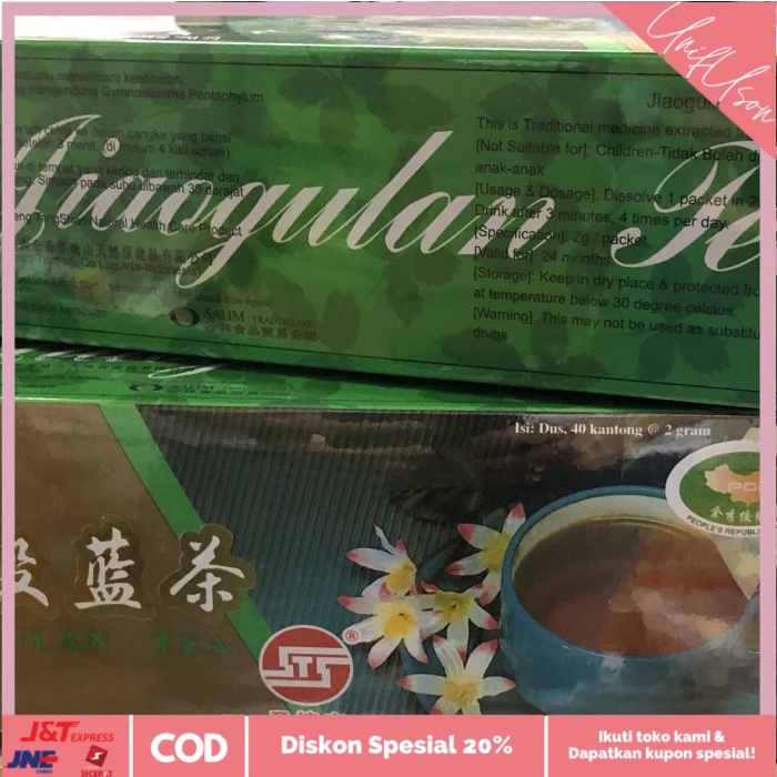 

⭐COD⭐ Jiao gu lan tea teh colesterol