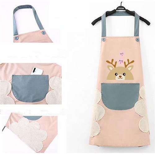 MurmerOfficial  R394 Celemek Masak Apron Waterproof Motif Karakter