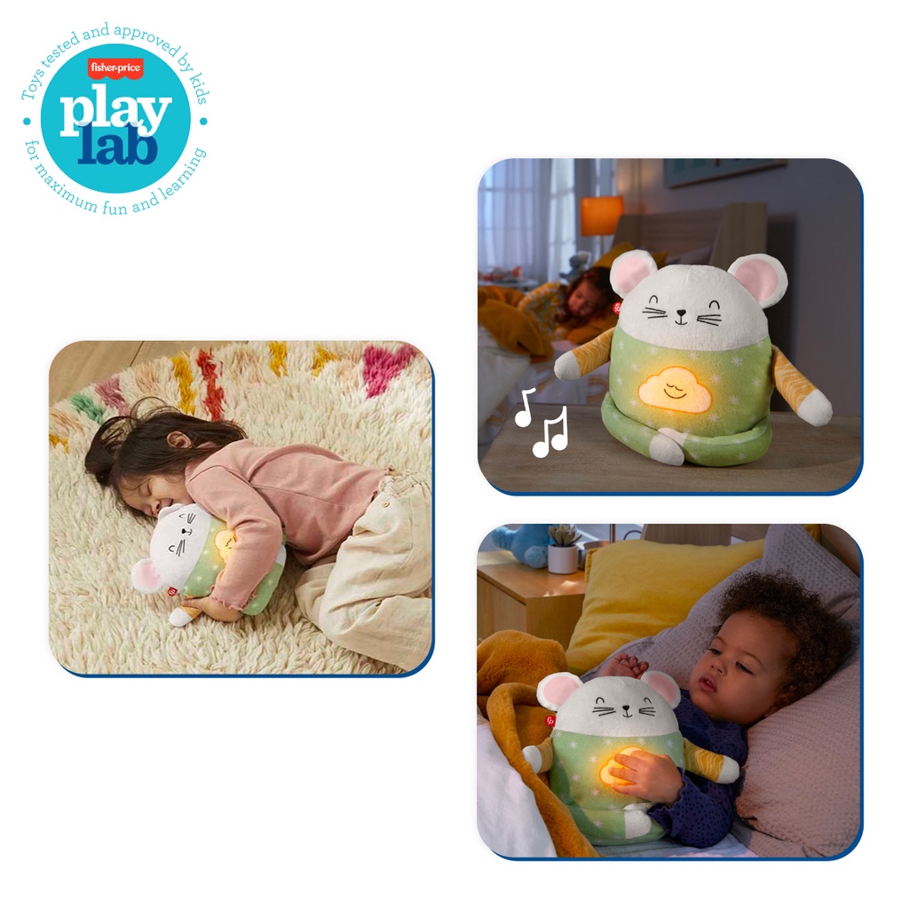 Fisher-Price Meditation Mouse (Soothe Plush) - Mainan Boneka Bayi